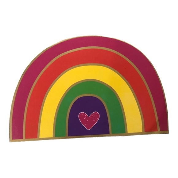 2pack set‎ of Rainbow half moon paper weight table decor - Picture 7 of 13